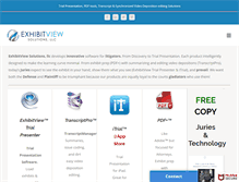 Tablet Screenshot of exhibitview.net